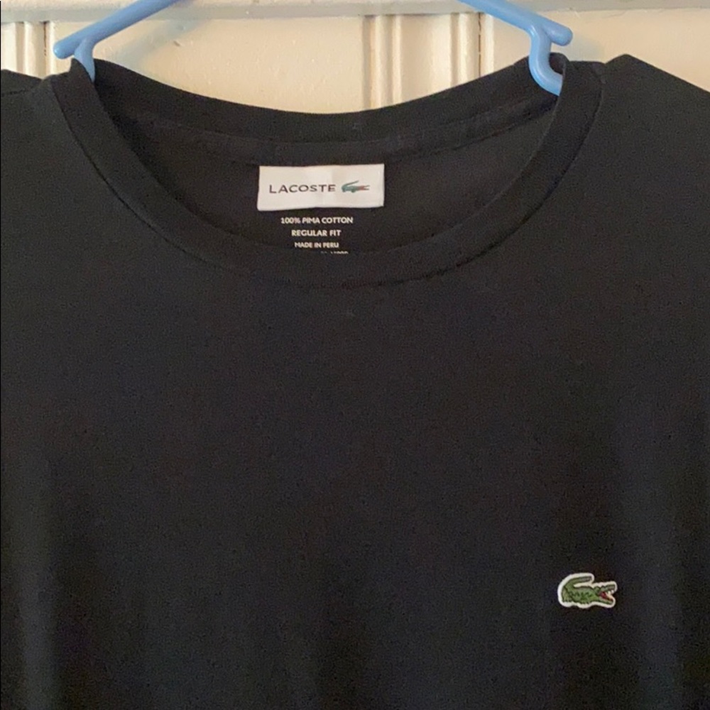 Lacoste long sleeve Pima cotton shirt - Picture 2 of 3